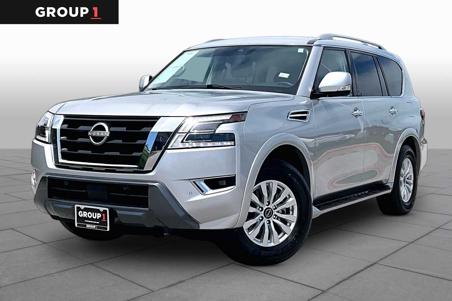 Brilliant Silver Metallic 2024 Nissan Armada SV 4WD SUV / Crossover Four-Wheel Drive 7-Speed Automatic