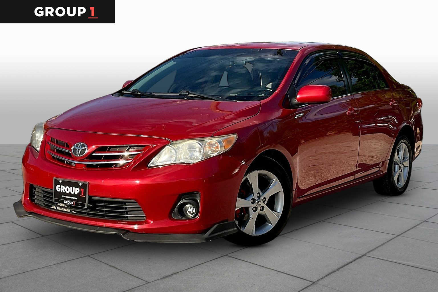Barcelona Red Metallic 2013 Toyota Corolla LE Sedan Front-Wheel Drive Automatic