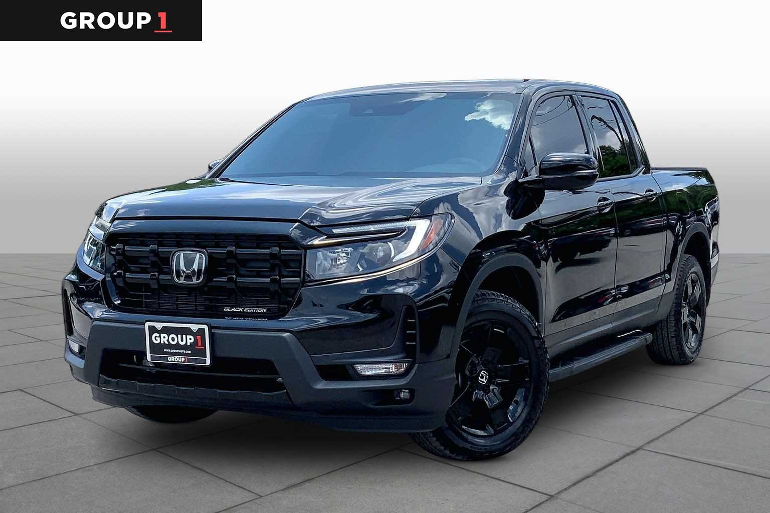 Crystal Black Pearl 2026 Honda Ridgeline Black Edition AWD Pickup Truck All-Wheel Drive 9-Speed Automatic