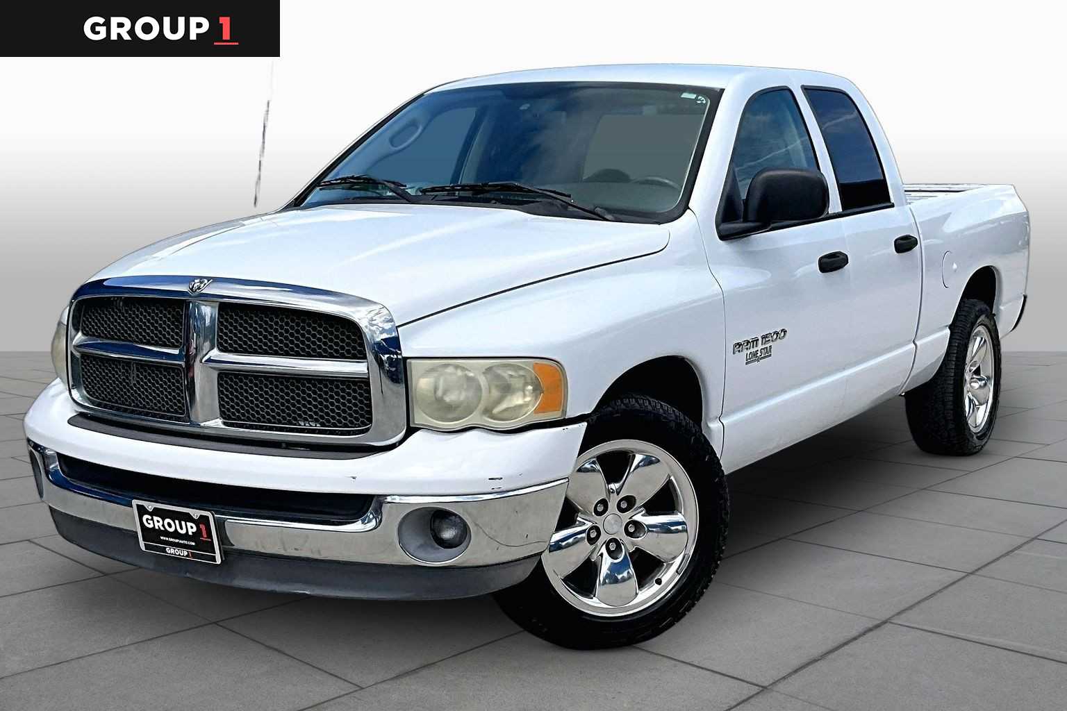 Bright White 2003 Dodge RAM 1500 Pickup Truck Rear-Wheel Drive Automatic