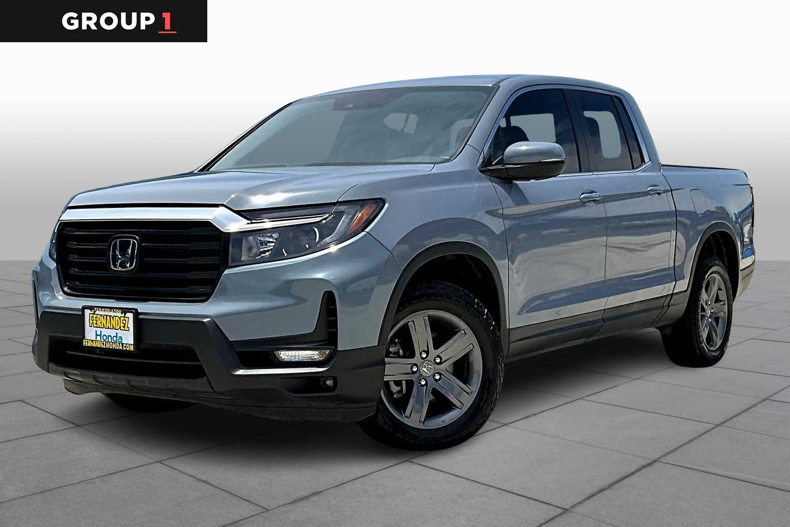 Sonic Gray Pearl 2023 Honda Ridgeline Pickup Truck All-Wheel Drive 9-Speed Automatic