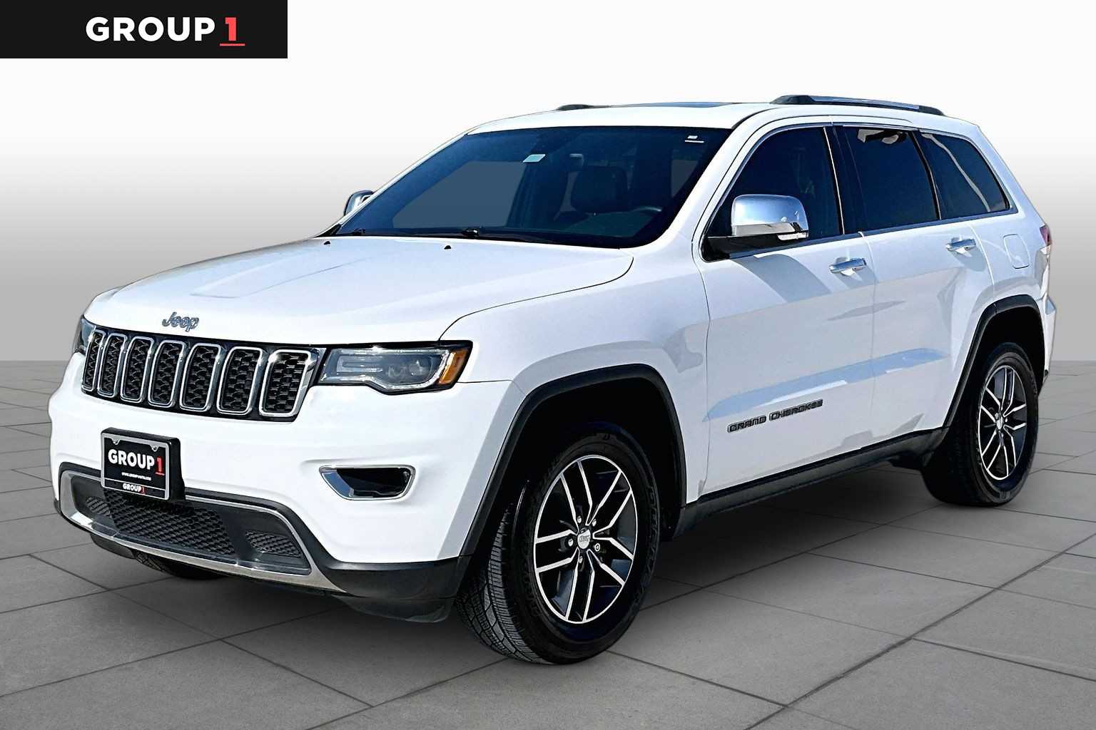 2018 Jeep Grand Cherokee Limited Bright White Clear Coat at Tomball Chrysler Dodge Jeep Ram