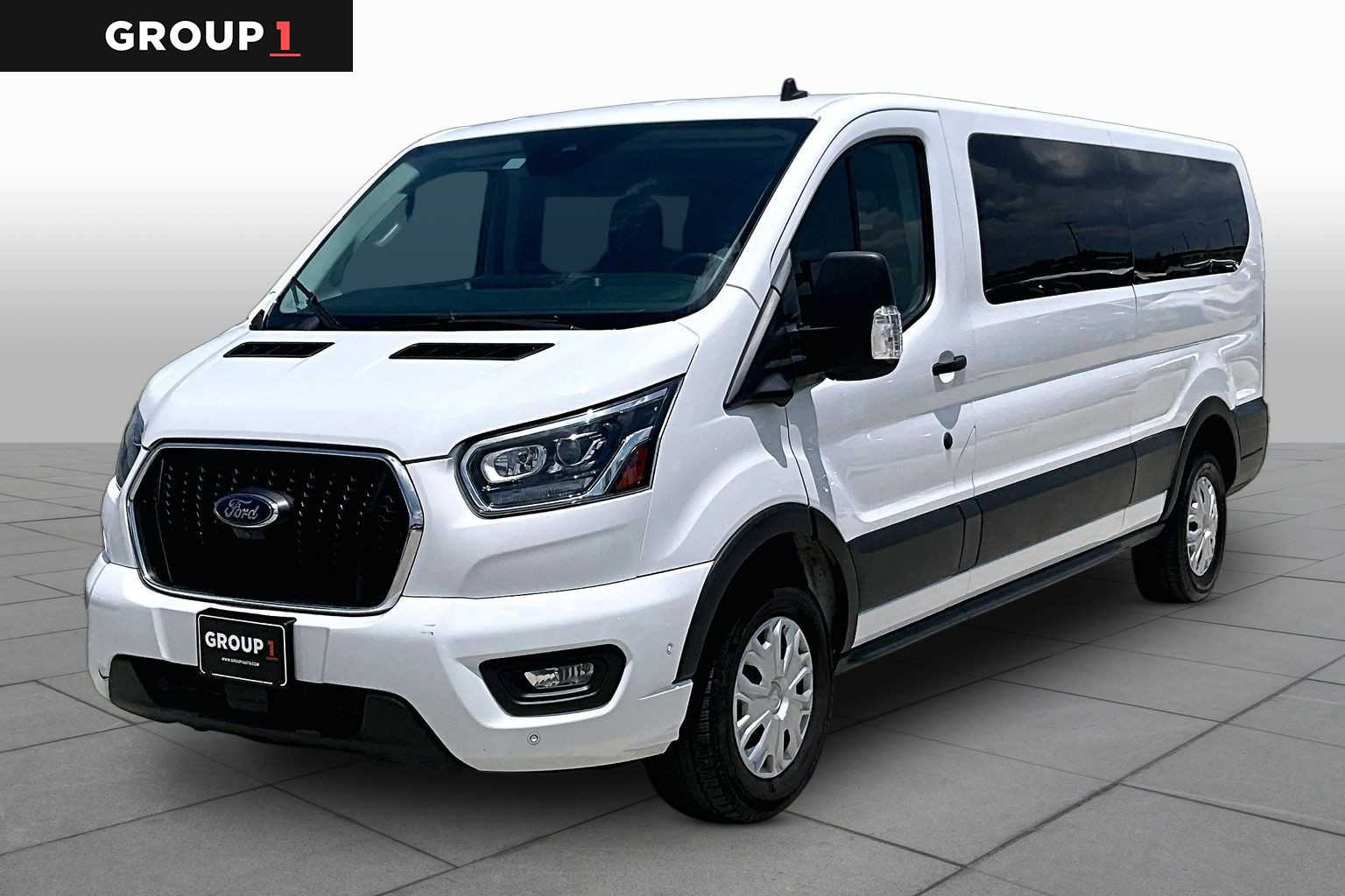 2023 Ford Transit Passenger Wagon XLT Oxford White at Tomball Ford