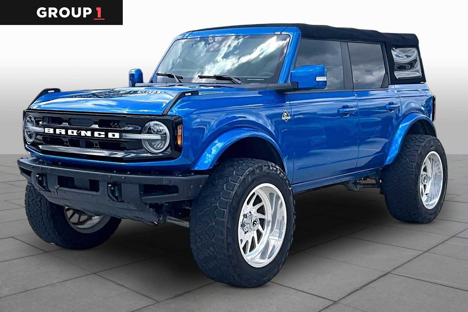 2022 Ford Bronco Outer Banks Velocity Blue at Honda of Clear Lake