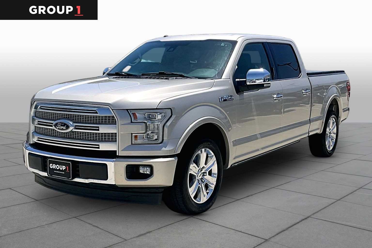2017 Ford F-150 Platinum White Gold at Mac Haik Ford