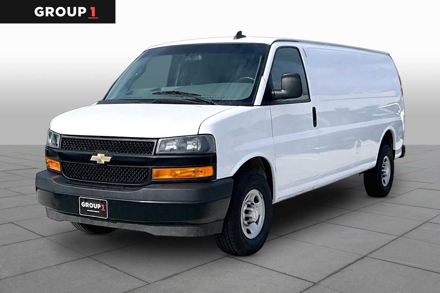 2023 Chevrolet Express Cargo Van  Summit White at Group 1 GMC Buick South