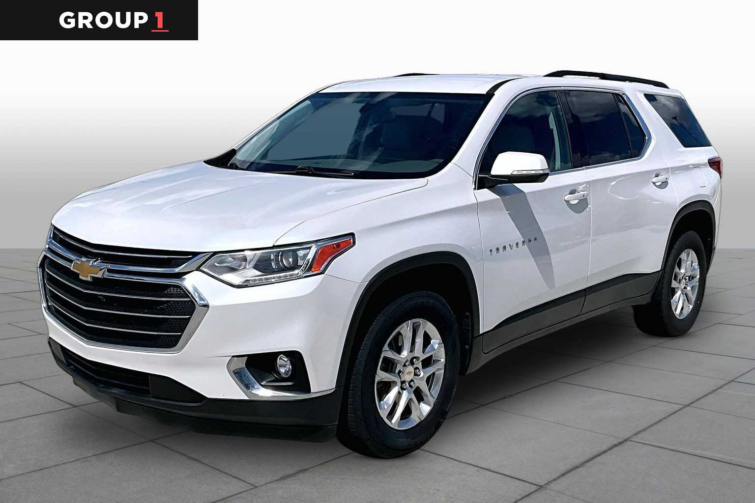 2021 Chevrolet Traverse LT Cloth Iridescent Pearl Tricoat at Lexus Southwest Houston