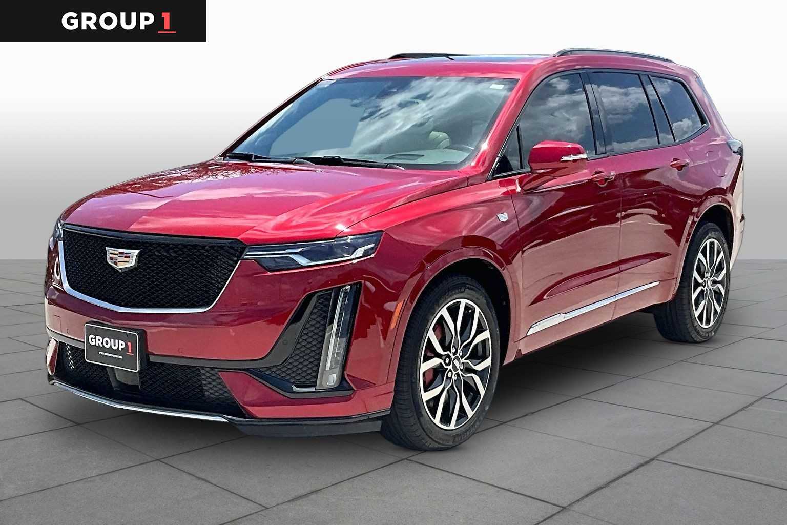 2023 Cadillac XT6 AWD Sport Radiant Red Tintcoat at Group 1 GMC Buick South