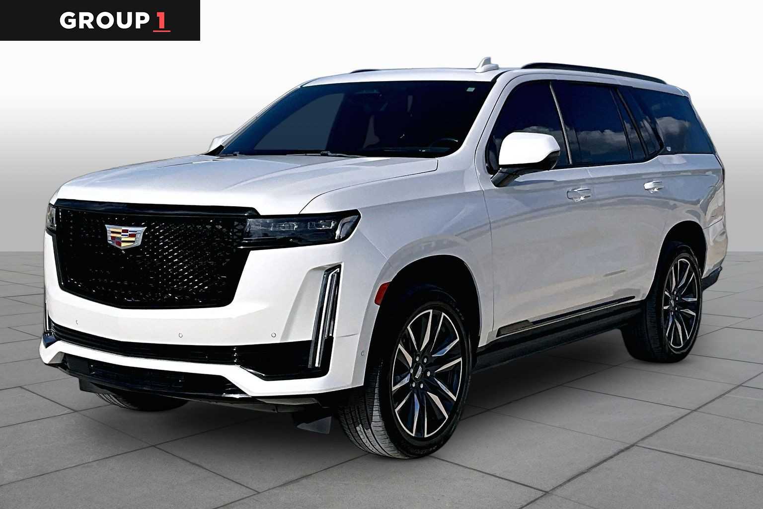 2021 Cadillac Escalade Sport Crystal White Tricoat at Beck & Masten Kia