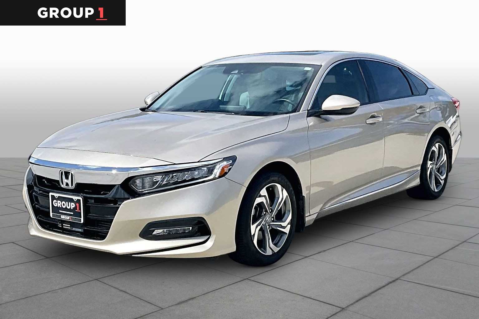 2018 Honda Accord Sedan EX-L 1.5T Champagne Frost Pearl at Westside Kia
