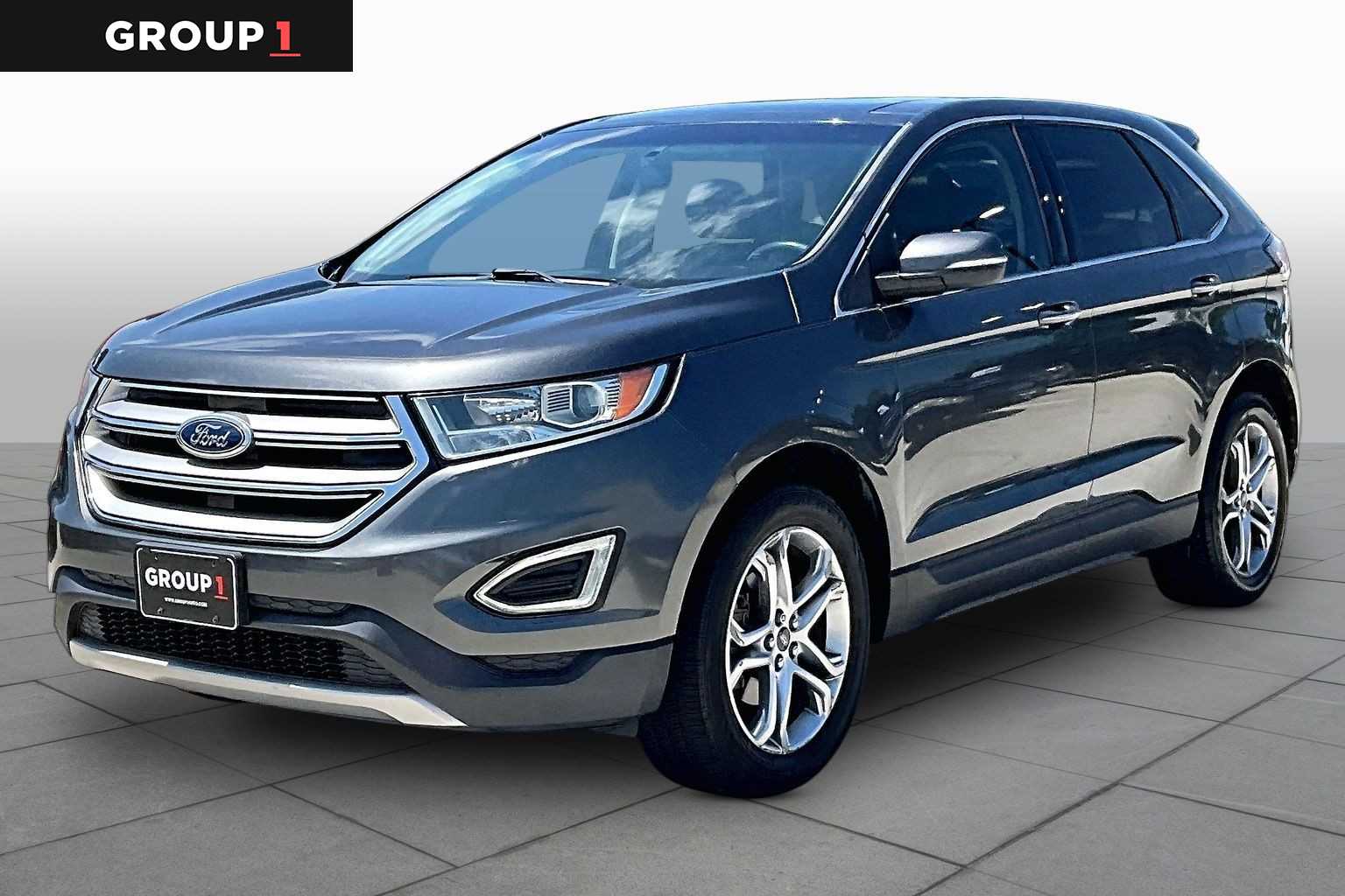 2016 Ford Edge Titanium Magnetic at Tomball Ford