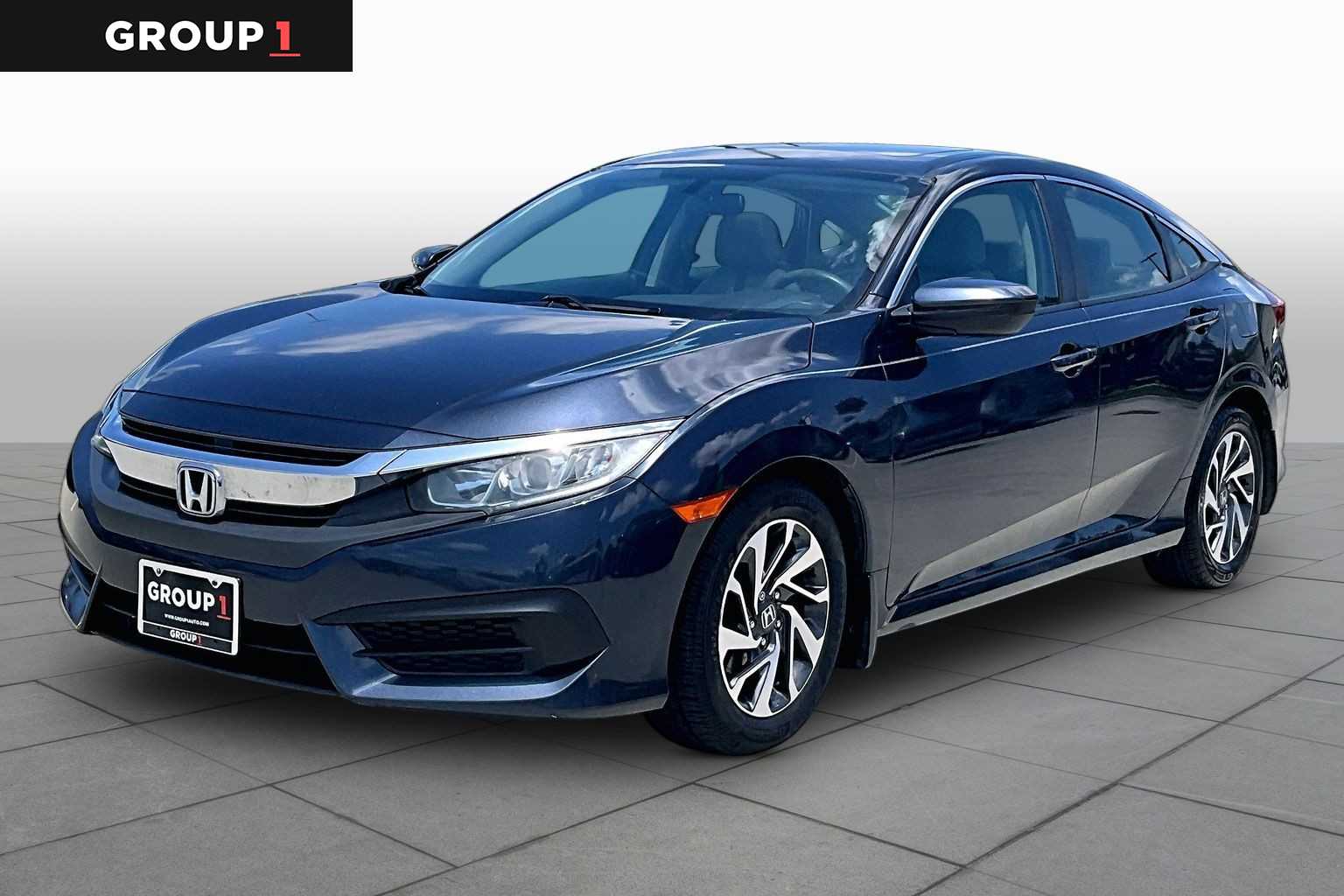 2018 Honda Civic Sedan EX Modern Steel Metallic at HGreg Houston