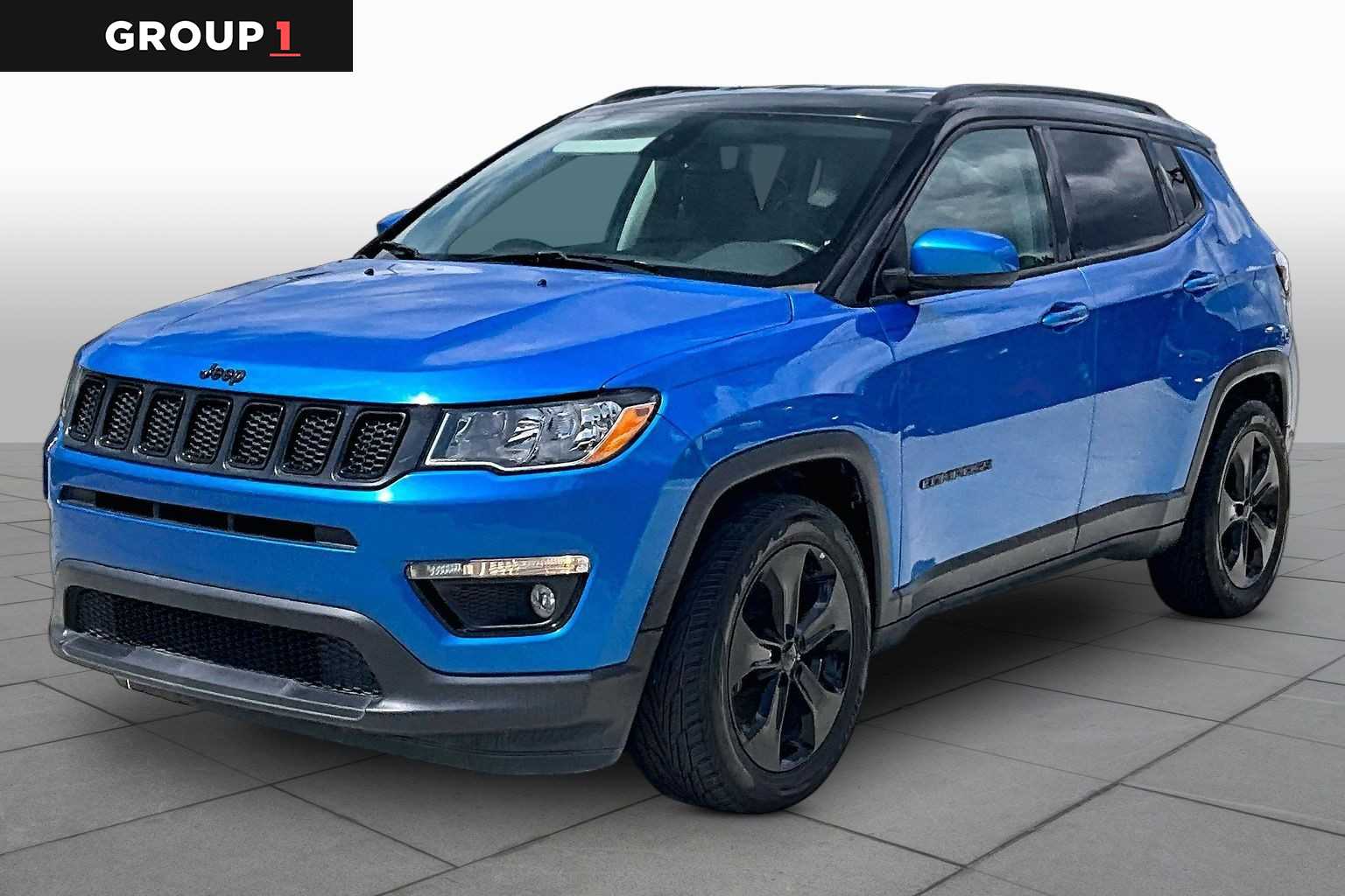 2019 Jeep Compass Altitude Laser Blue Pearlcoat at HGreg Houston