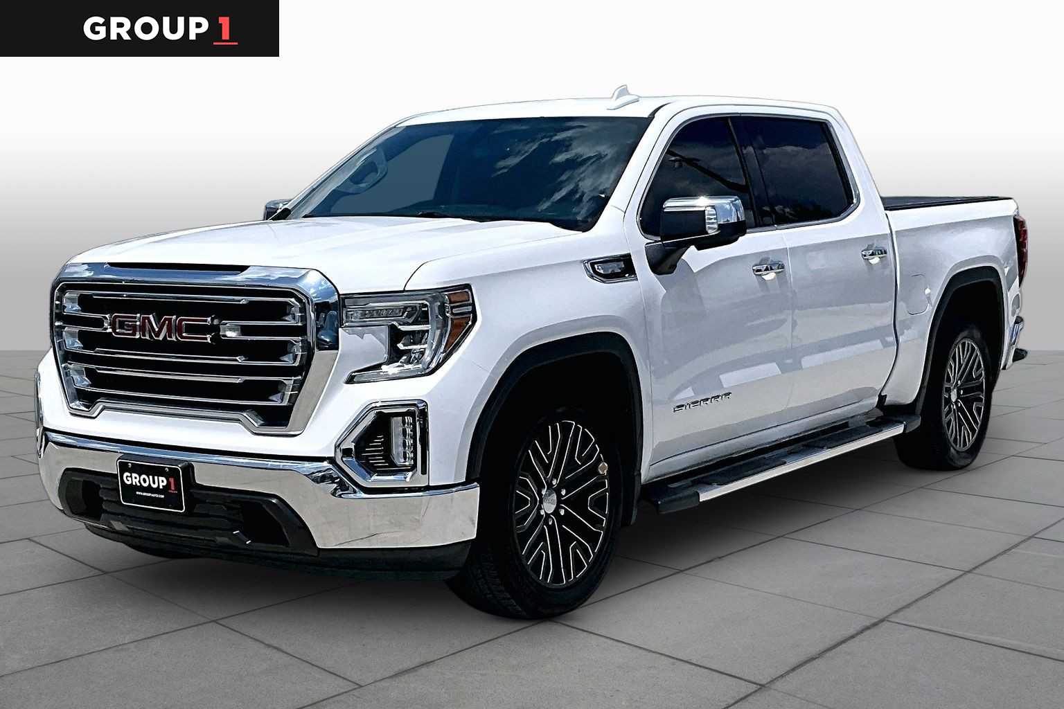 2019 GMC Sierra 1500 SLT Summit White at Texan GMC Buick
