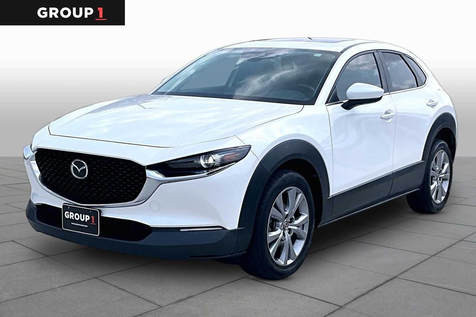 2021 Mazda CX-30 Preferred Snowflake White Pearl Mica at AutoNation USA Houston