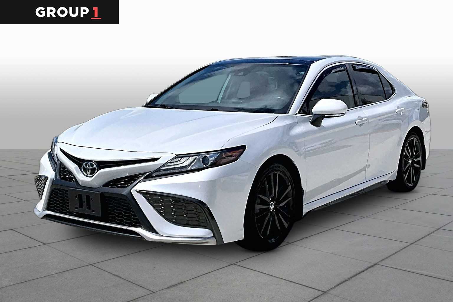2021 Toyota Camry XSE Wind Chill Pearl at Group 1 Toyota Southwest