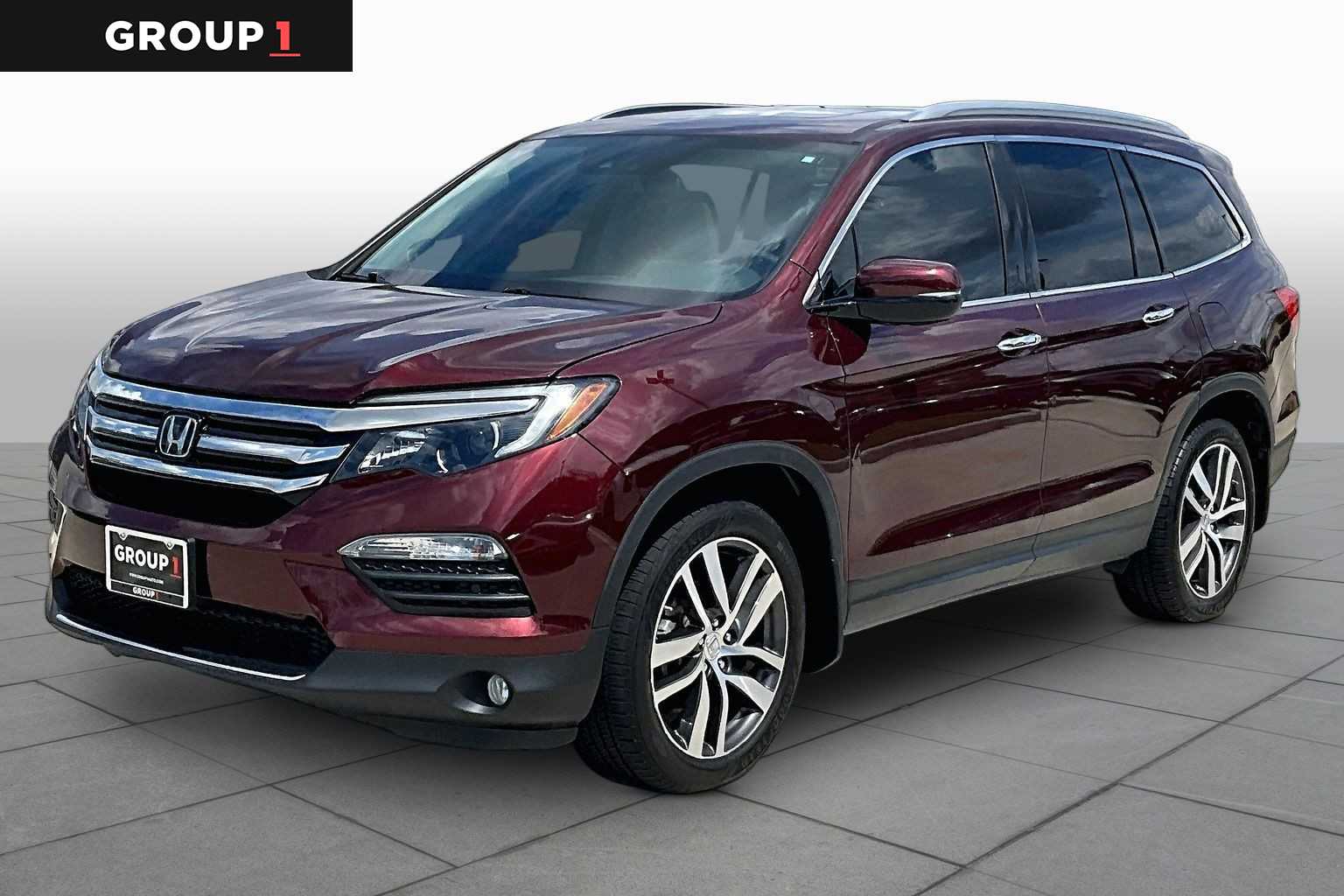 2018 Honda Pilot Touring Deep Scarlet Pearl at Honda of Clear Lake
