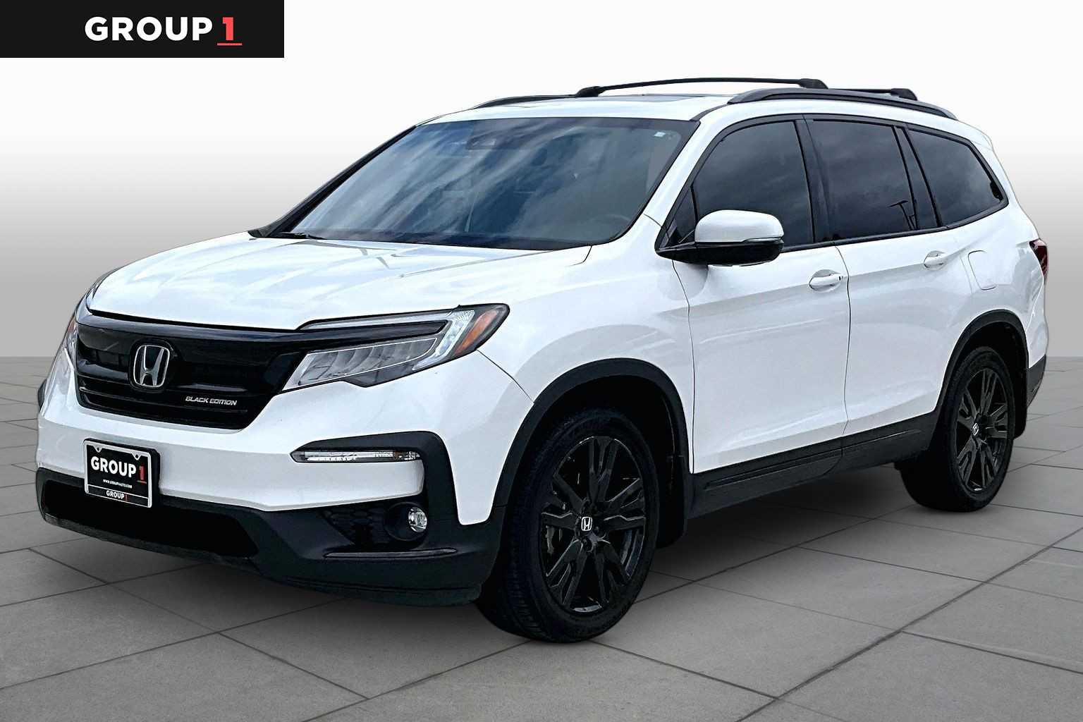 2021 Honda Pilot Black Edition Platinum White Pearl at Beck & Masten Kia