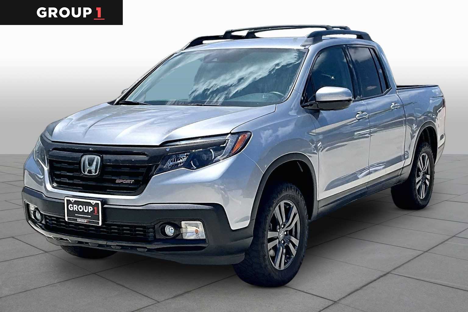 Lunar Silver Metallic 2020 Honda Ridgeline Pickup Truck All-Wheel Drive 6-Speed Automatic