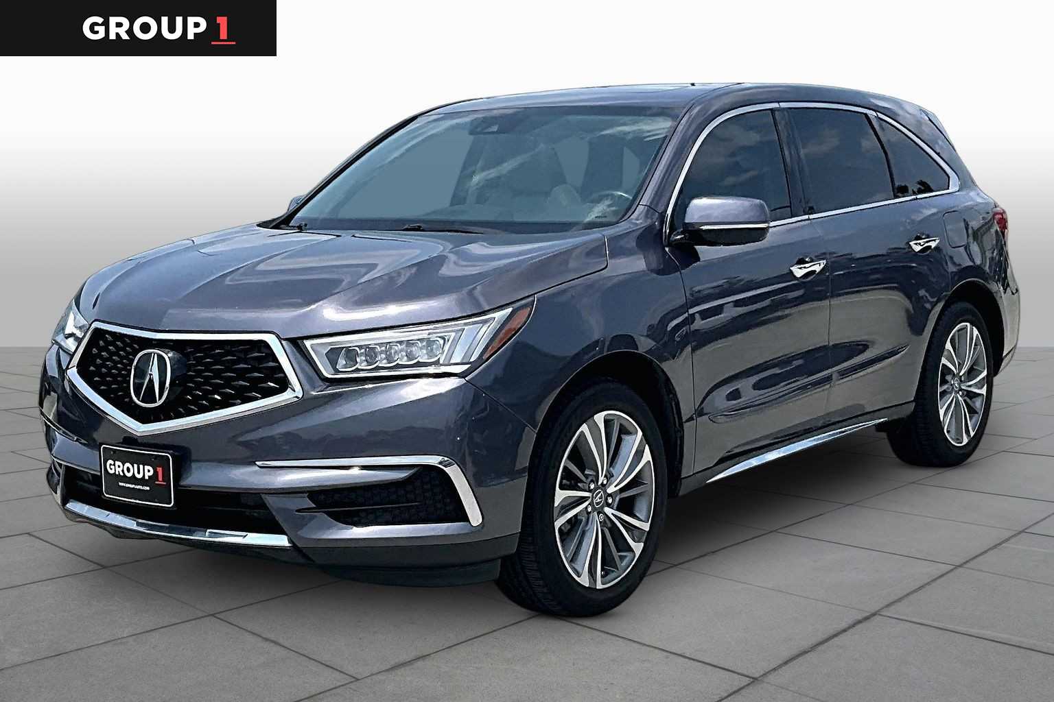 2017 Acura MDX w/Technology Pkg Black Copper Pearl at AutoNation USA Katy
