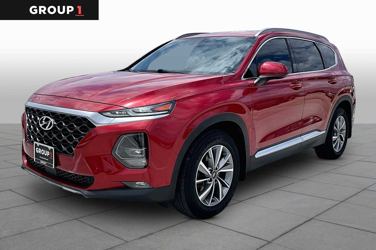 2020 Hyundai Santa Fe SEL Scarlet Red at BMW of West Houston