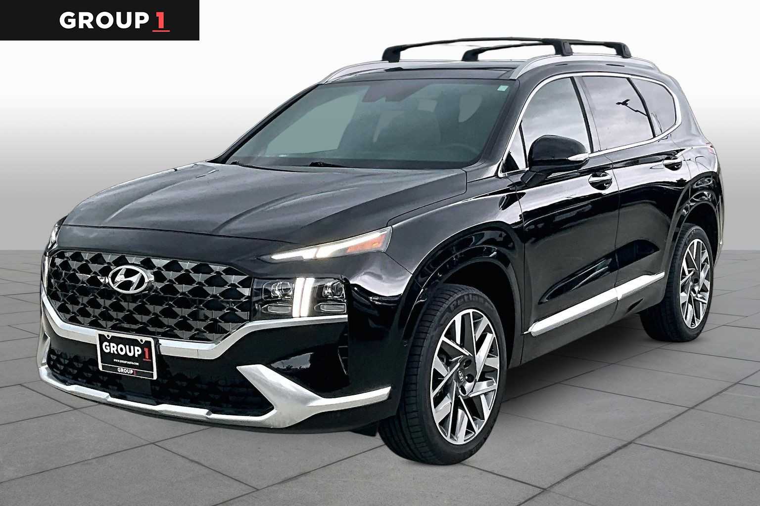 2021 Hyundai Santa Fe Calligraphy Twilight Black at HGreg Houston