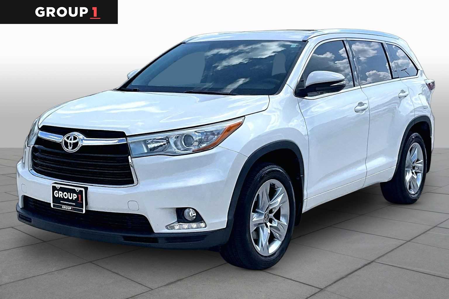 2016 Toyota Highlander Limited Blizzard Pearl at Texan GMC Buick