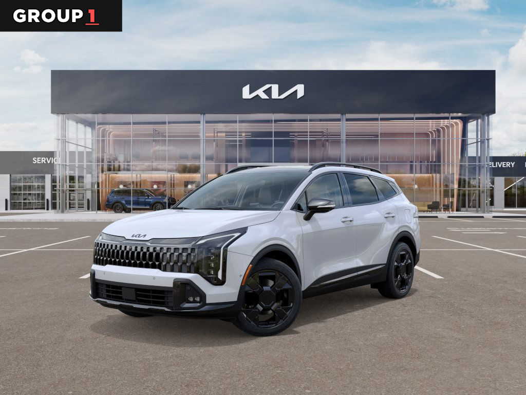 2026 Kia Sportage X-Pro Prestige Glacial White Pearl at Westside Kia