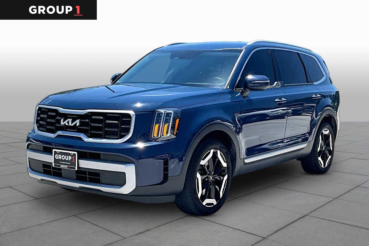 2024 Kia Telluride S Midnight Lake Blue at Beck & Masten Kia
