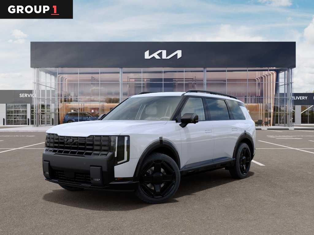 2027 Kia Telluride Hybrid X-Line SX-Prestige Glacial White Pearl at Westside Kia
