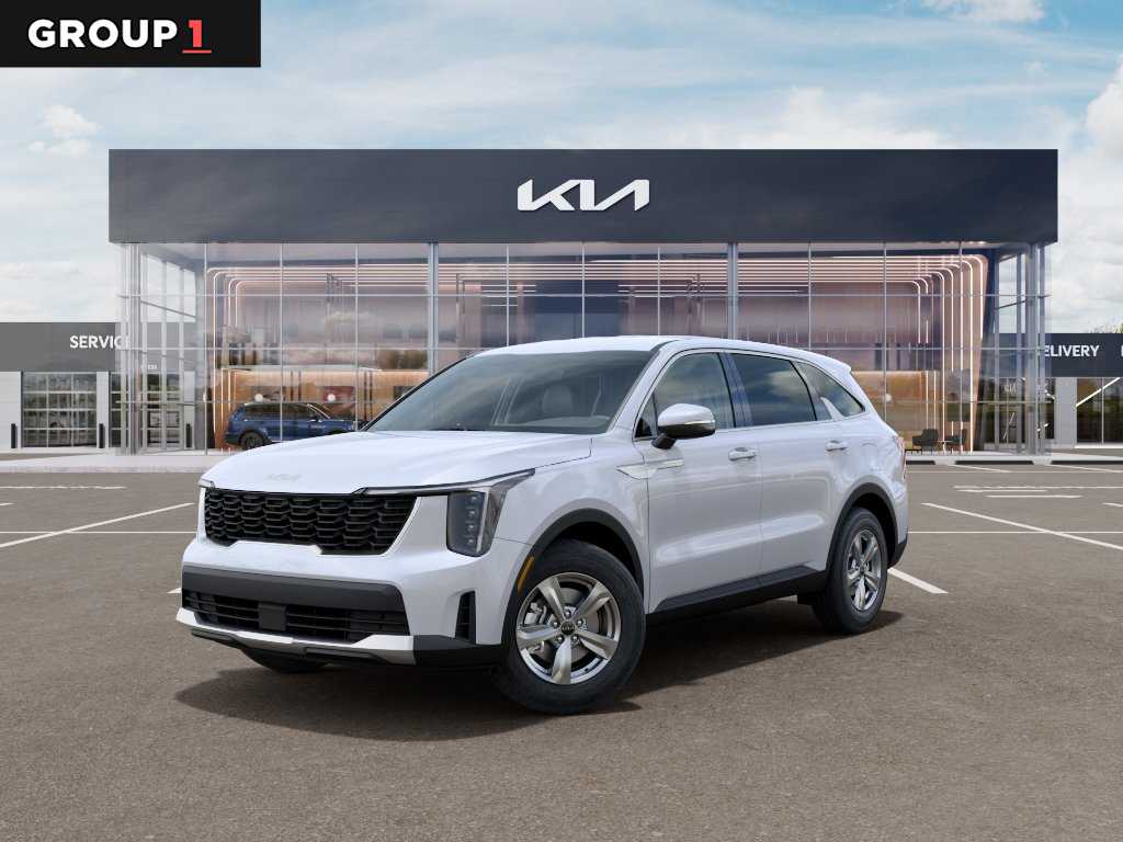 2026 Kia Sorento LX Glacial White Pearl at Beck & Masten Kia