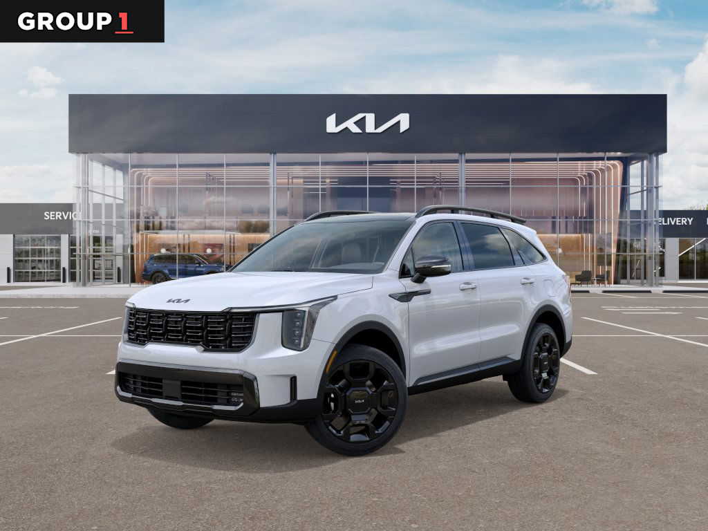2026 Kia Sorento X-Line EX Glacial White Pearl at Westside Kia