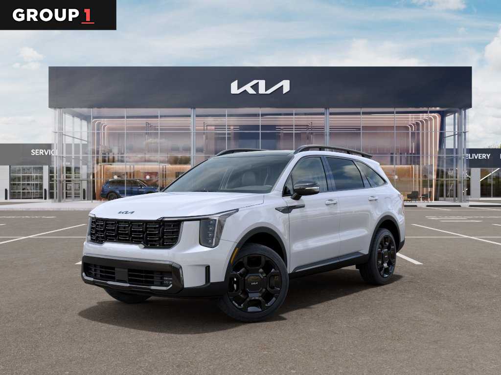2026 Kia Sorento X-Line EX Glacial White Pearl at Beck & Masten Kia