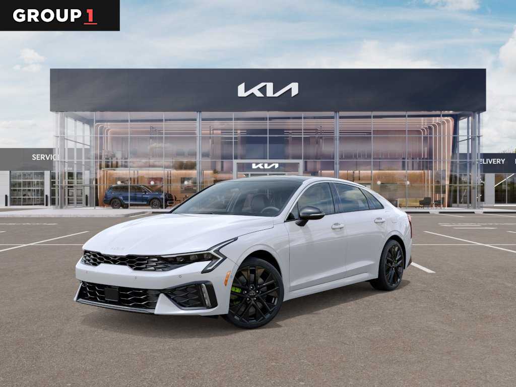 2026 Kia K5 GT Snow White Pearl at Beck & Masten Kia