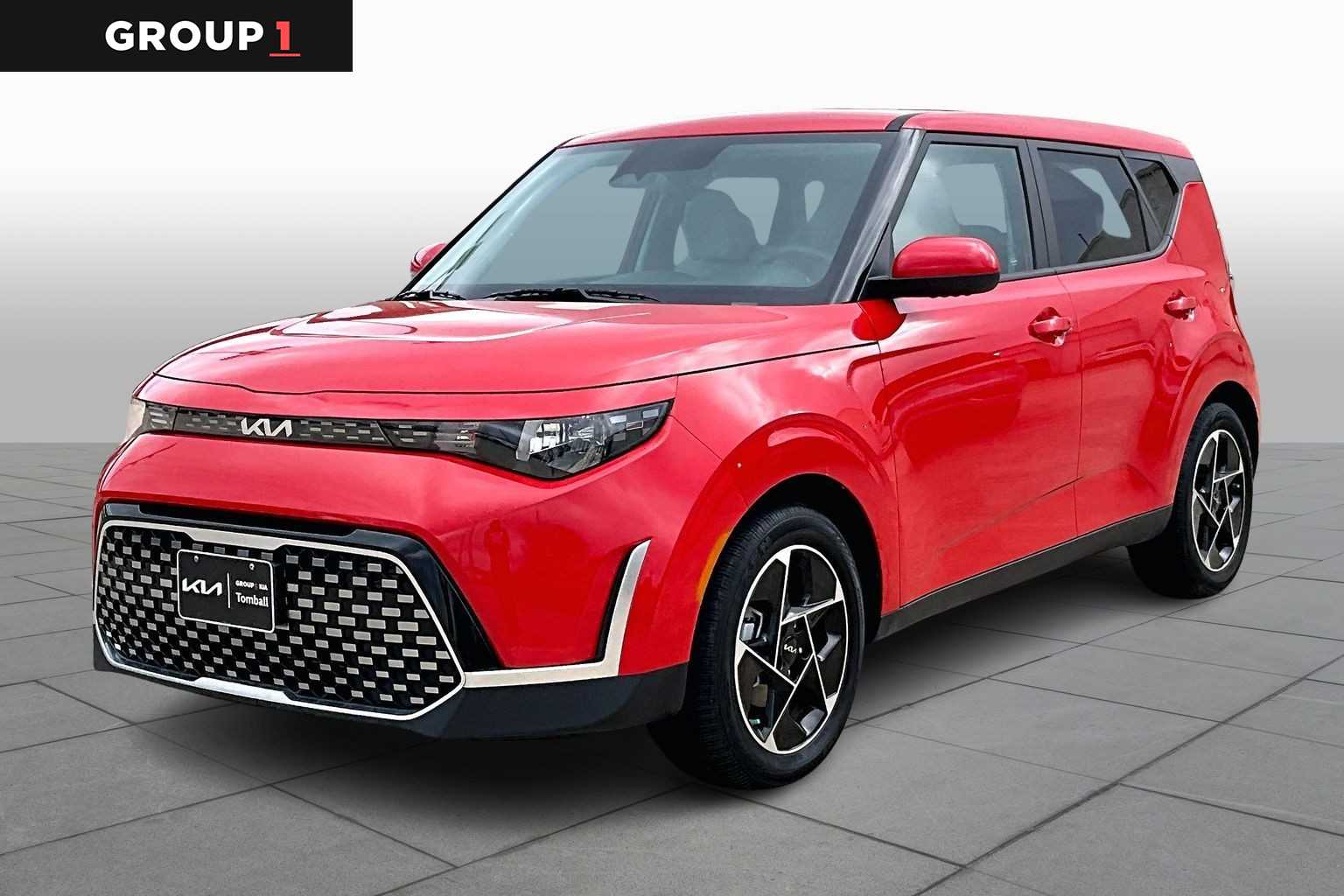 2025 Kia Soul EX Inferno Red at Beck & Masten Kia