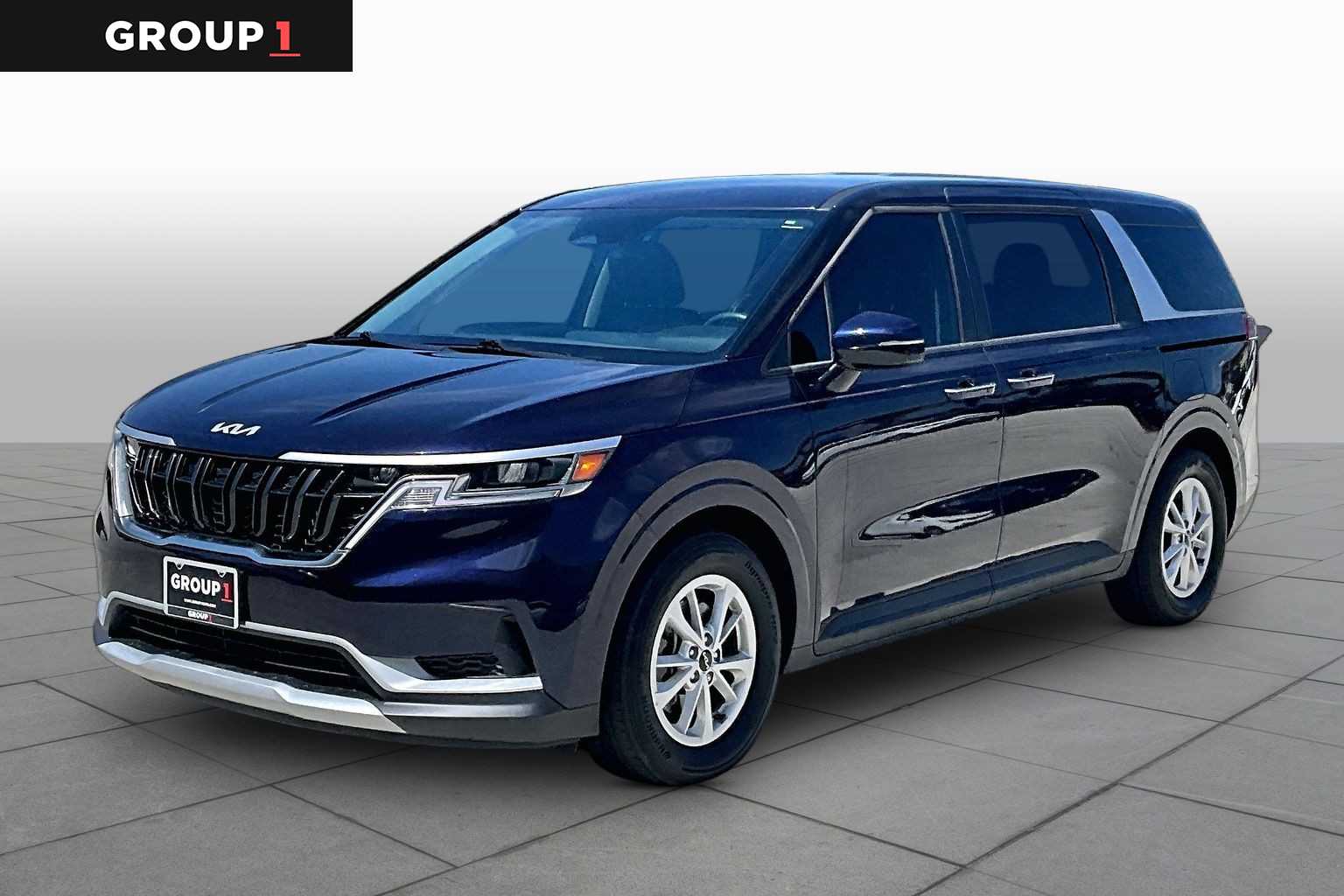 2024 Kia Carnival LX Deep Chroma Blue at Tomball Chrysler Dodge Jeep Ram