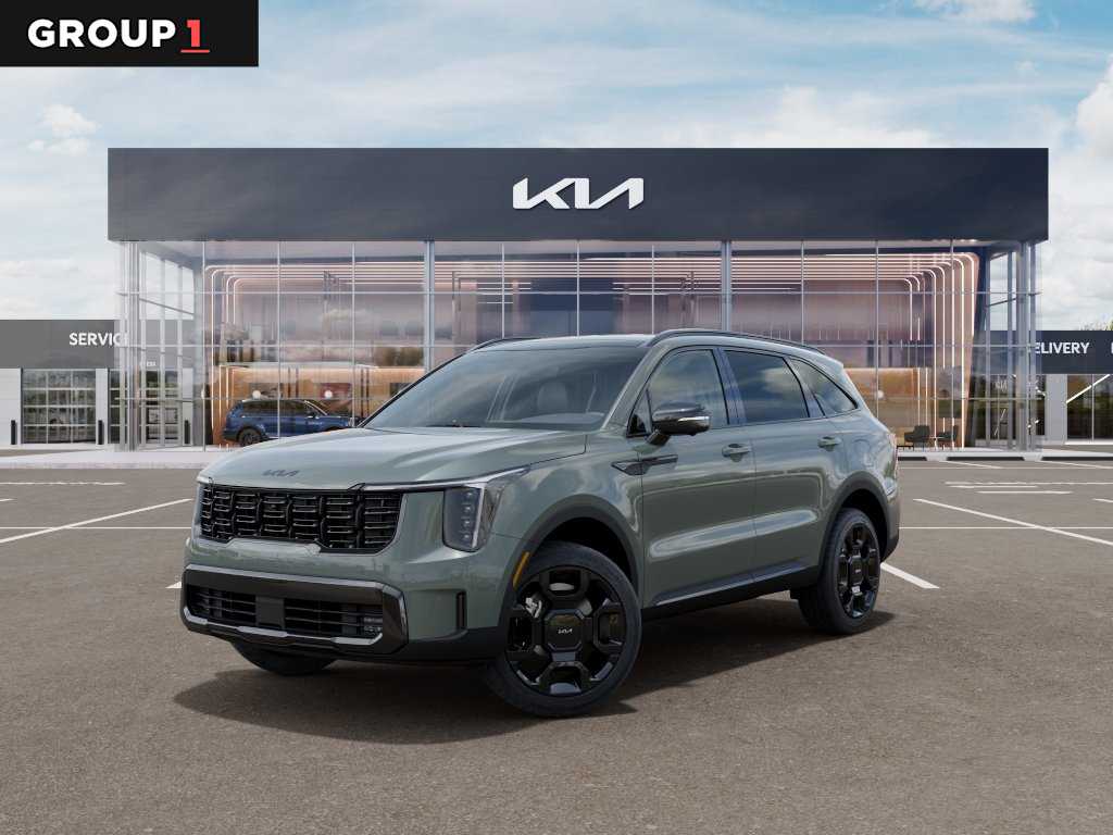 2026 Kia Sorento Hybrid X-Line SX Prestige Cityscape Green at Westside Kia