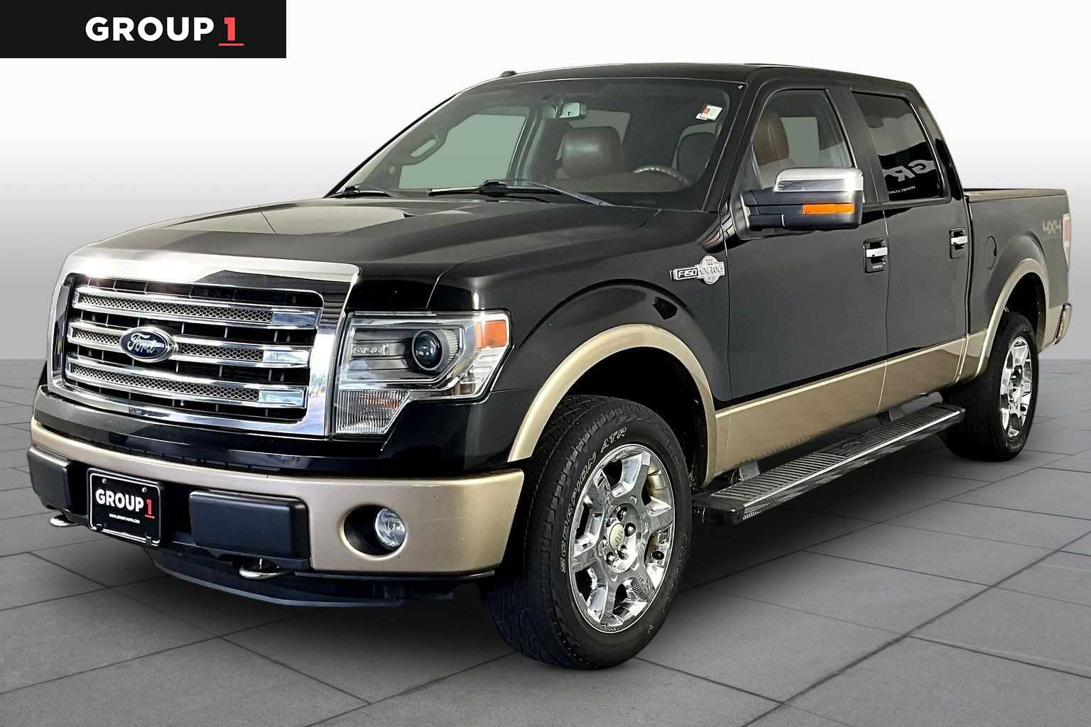 Tuxedo Black Metallic/Pale Adobe Metallic 2013 Ford F-150 King Ranch SuperCrew 4WD Pickup Truck Four-Wheel Drive 6-Speed Automatic