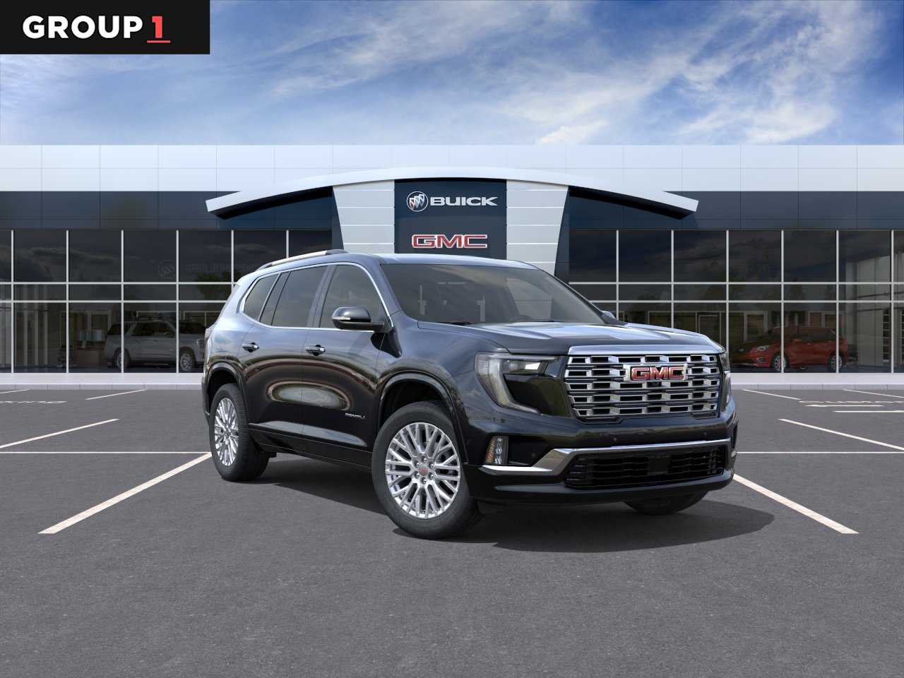 Black (Ebony Twilight Metallic) 2026 GMC Acadia Denali FWD SUV / Crossover Front-Wheel Drive 8-Speed Automatic