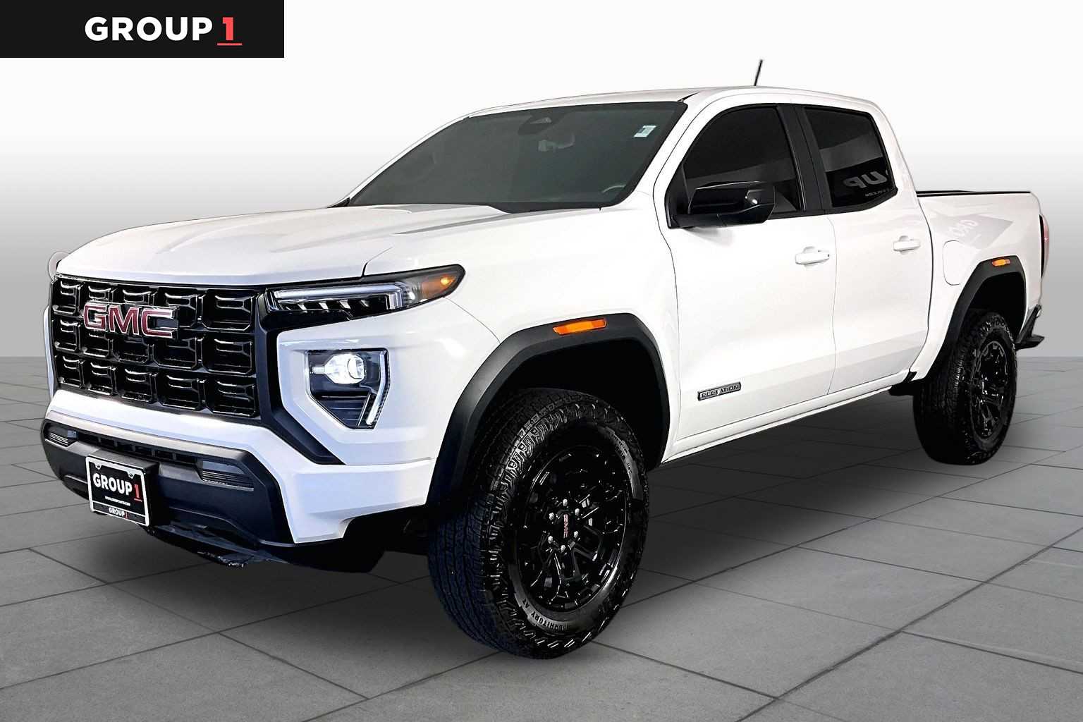 Summit White 2026 GMC Canyon Elevation Crew Cab RWD Pickup Truck 4X2 8-Speed Automatic