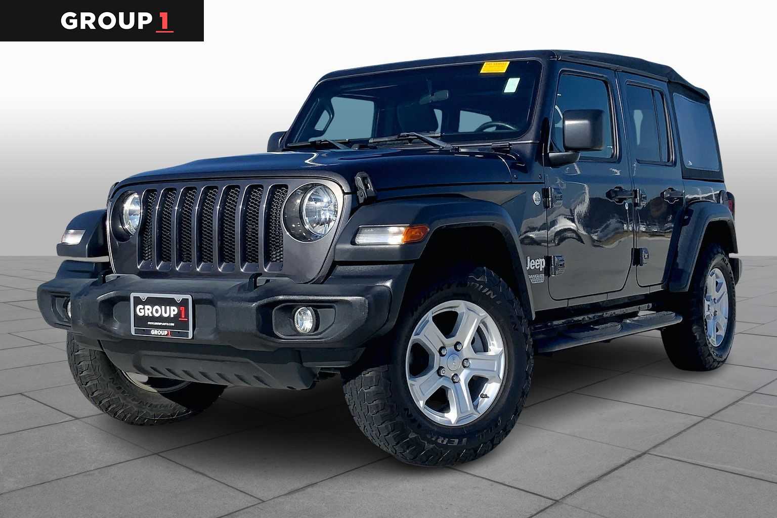 2019 Jeep Wrangler Unlimited Sport S Granite Crystal Metallic Clearcoat at Westside Kia