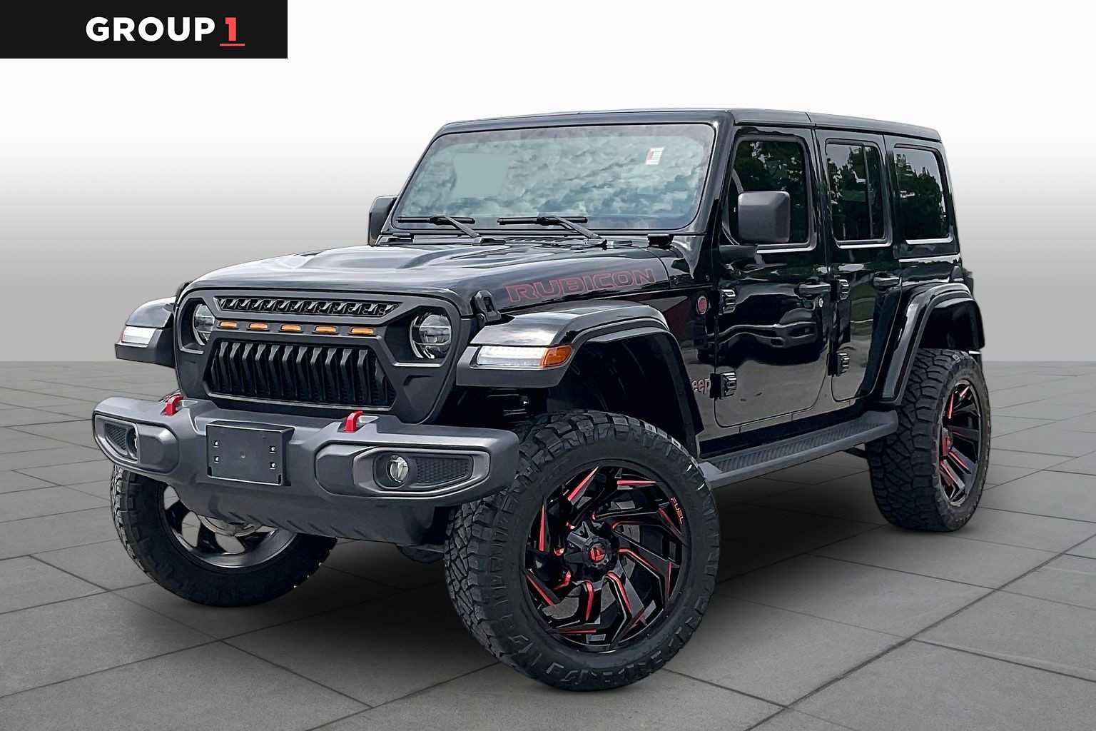2020 Jeep Wrangler Unlimited Rubicon Black Clearcoat at Group 1 GMC Buick South