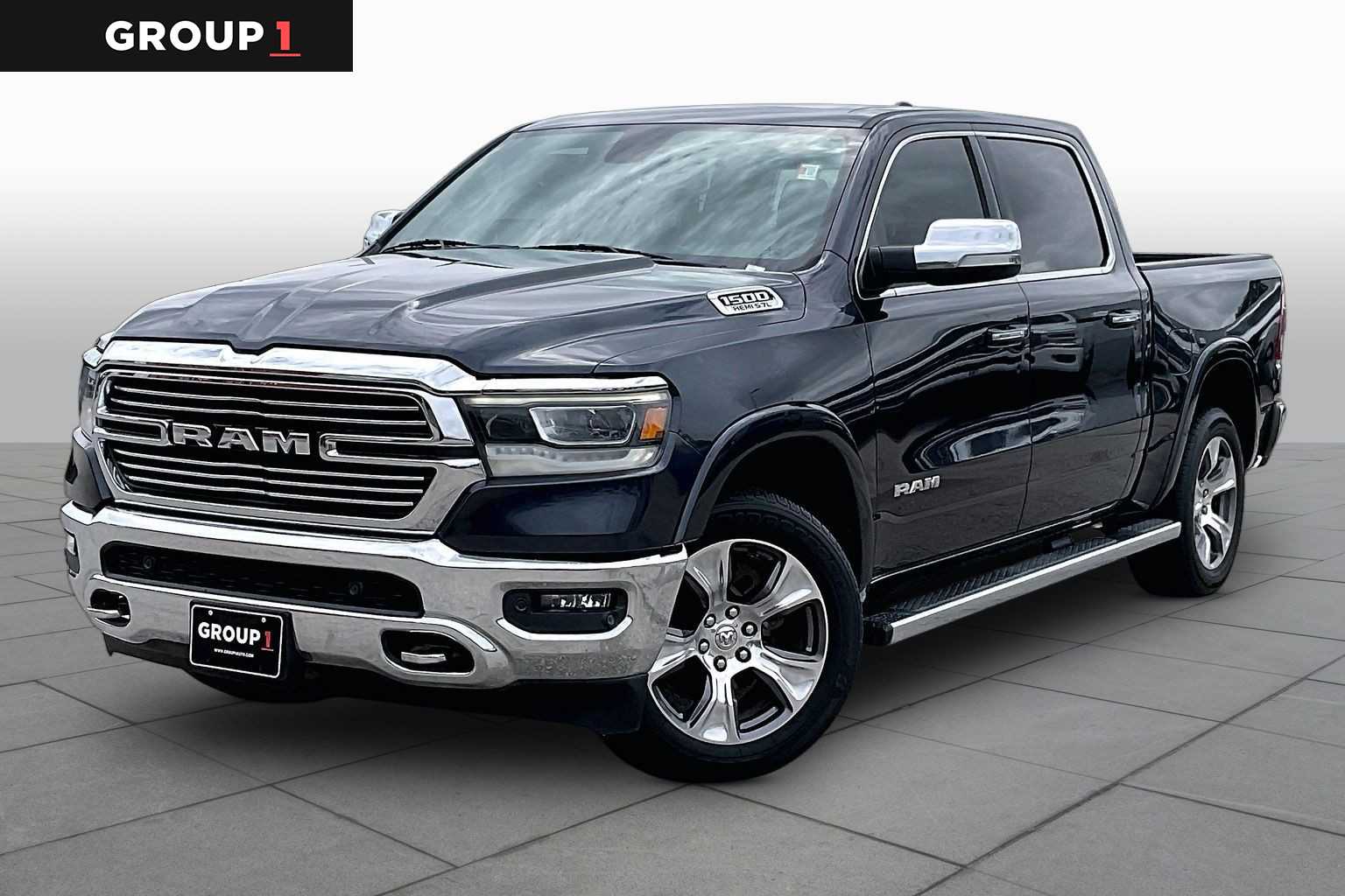 2020 Ram 1500 Laramie Maximum Steel Metallic Clearcoat at Friendly Ford Crosby