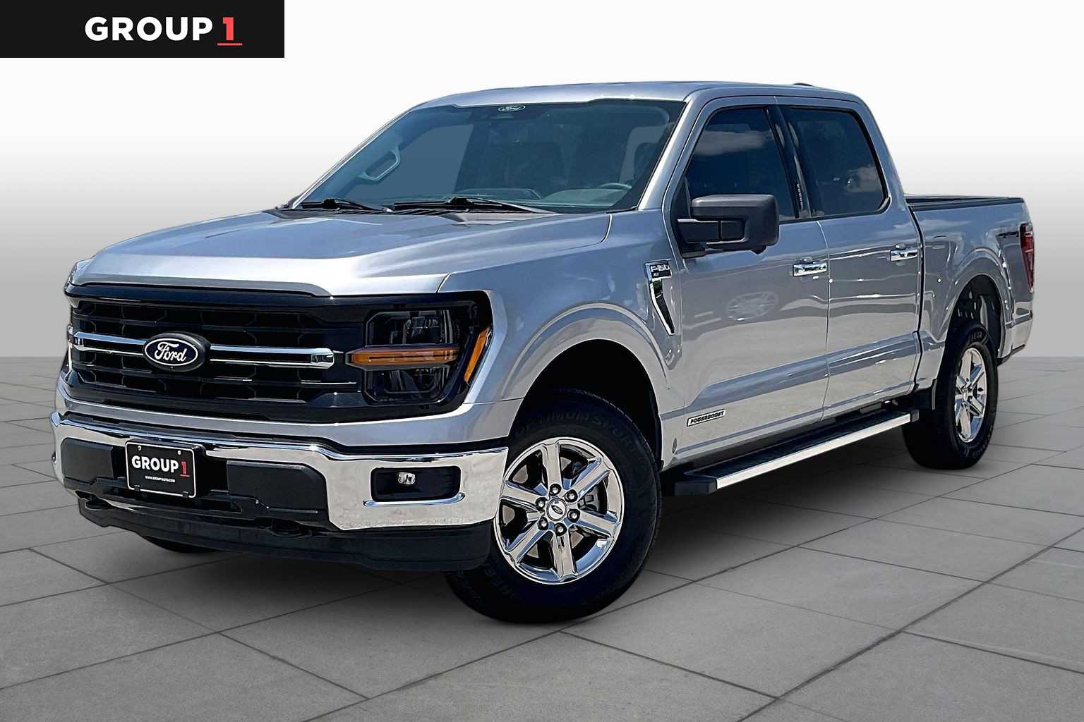 2024 Ford F-150 XLT Iconic Silver at Tomball Chrysler Dodge Jeep Ram