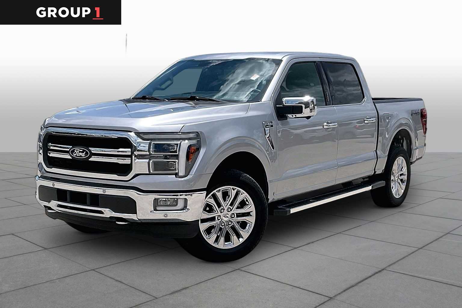 2024 Ford F-150 LARIAT Iconic Silver at Tomball Ford