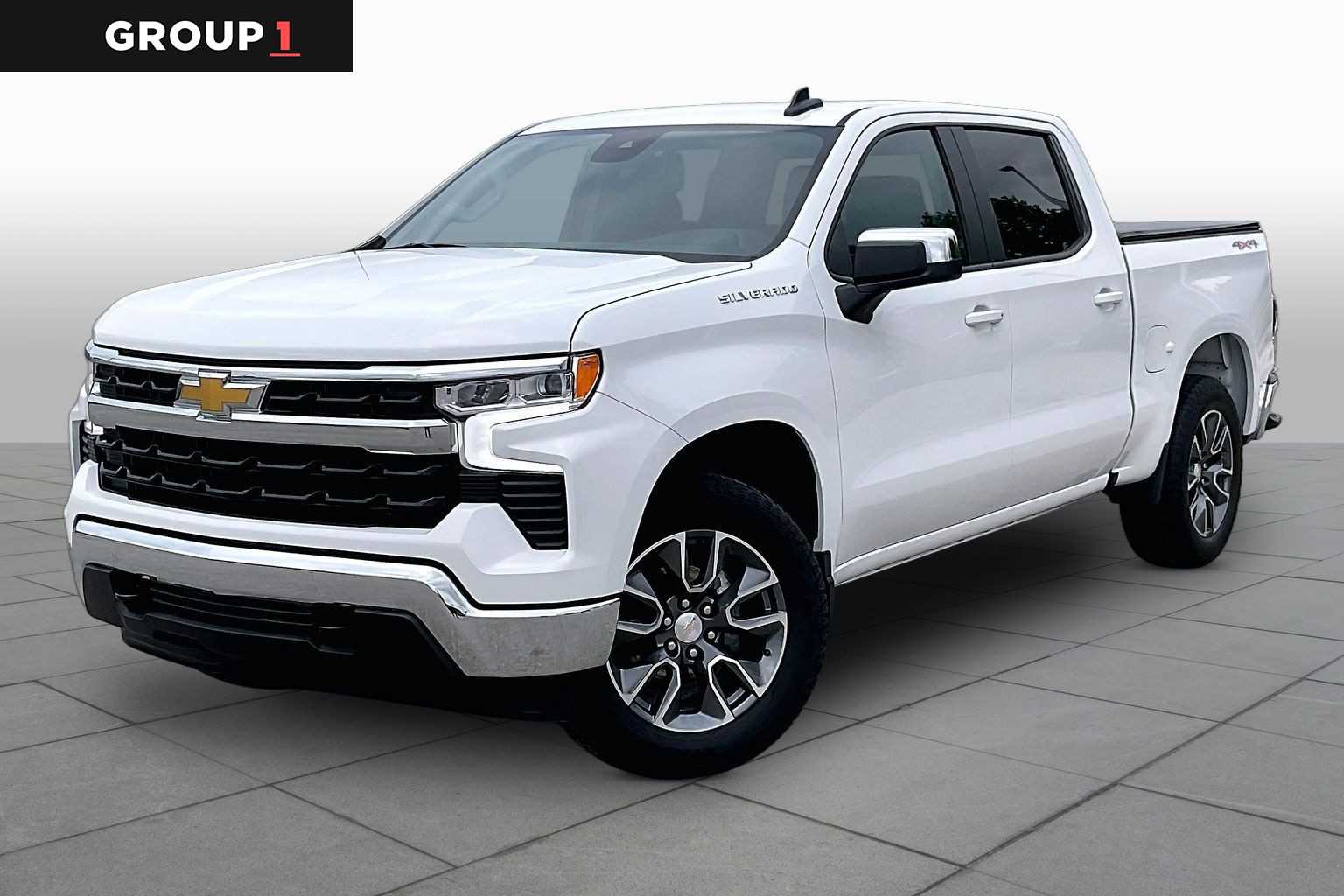2024 Chevrolet Silverado 1500 LT Summit White at Group 1 GMC Buick South