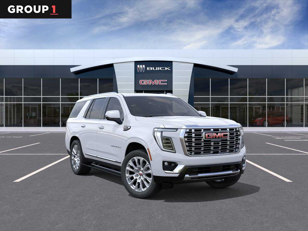 2026 GMC Yukon Denali Denali Glacier White Tricoat at Group 1 GMC Buick South