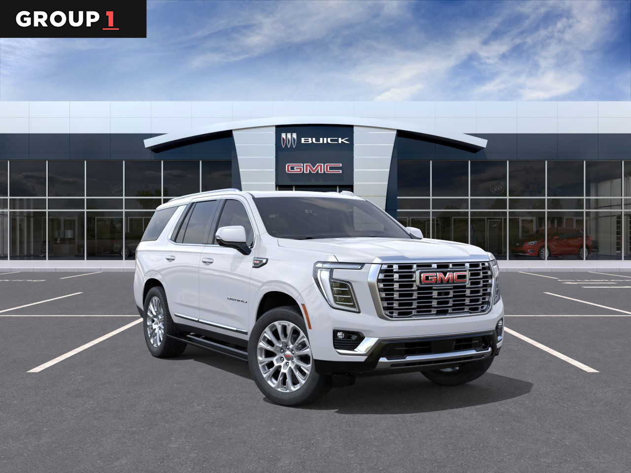 2026 GMC Yukon Denali Denali Summit White at Group 1 GMC Buick South