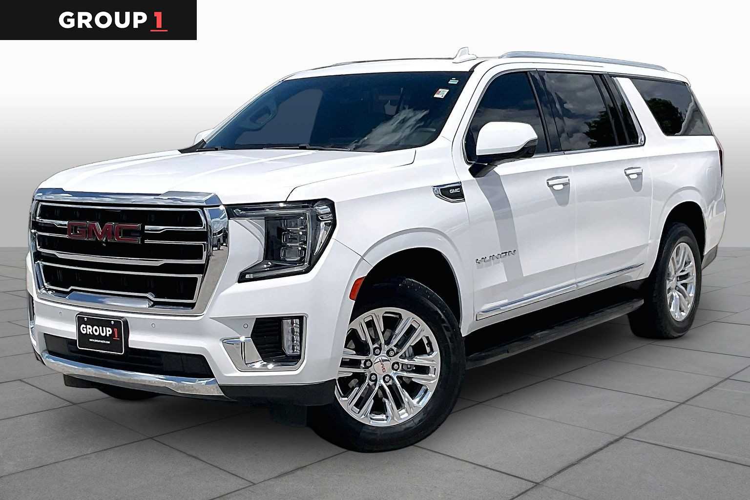 2021 GMC Yukon XL SLT Summit White at Group 1 GMC Buick South