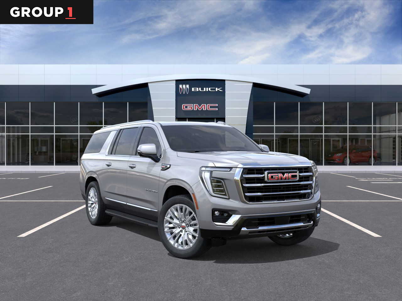 2026 GMC Yukon XL Elevation Sterling Metallic at Texan GMC Buick